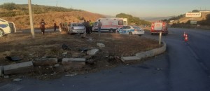 Erbaa’da trafik kazası 3 yaralı