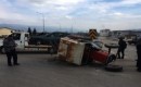 Erbaa’da traktör ile otomobil çarpıştı :2 yaralı