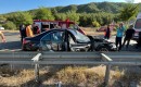 Erbaa’da traktöre arkadan çarpan otomobildeki kadın hayatını kaybetti